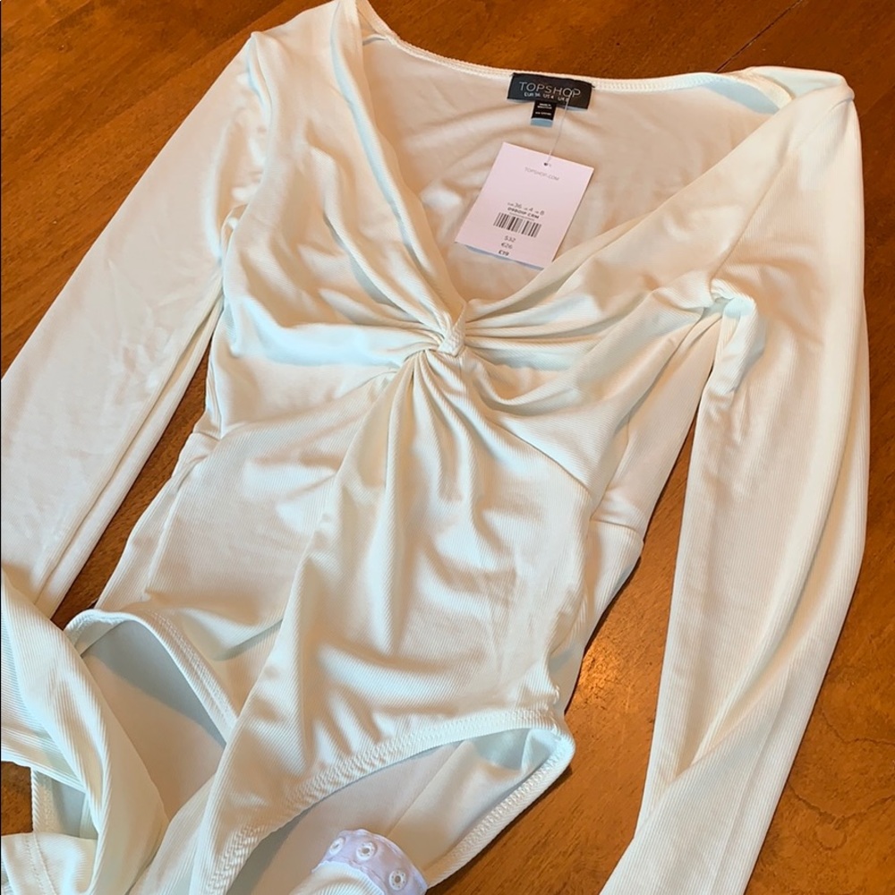 TopShop white bodysuit